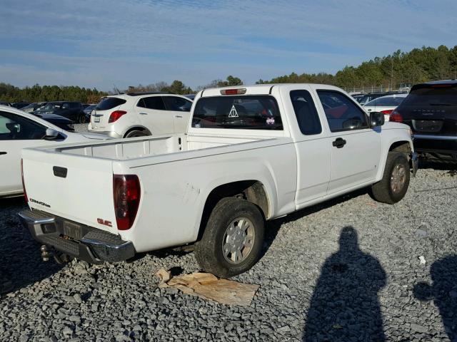 1GTCS199578252045 - 2007 GMC CANYON WHITE photo 4