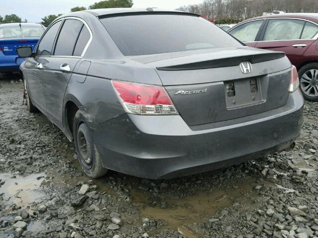 1HGCP268X8A159231 - 2008 HONDA ACCORD EXL GRAY photo 3