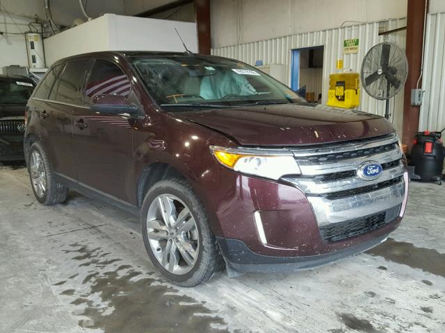 2FMDK3KC9BBB27198 - 2011 FORD EDGE LIMIT PURPLE photo 1