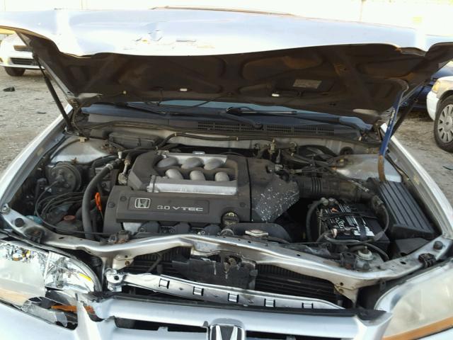 1HGCG16562A007633 - 2002 HONDA ACCORD EX SILVER photo 7