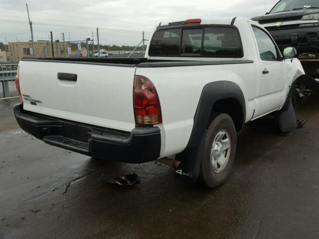 5TFPX4EN9DX016247 - 2013 TOYOTA TACOMA WHITE photo 4