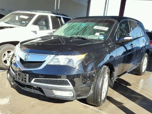 2HNYD2H24BH535141 - 2011 ACURA MDX BLACK photo 2