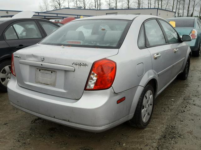 KL5JD56Z46K340105 - 2006 SUZUKI FORENZA SILVER photo 4