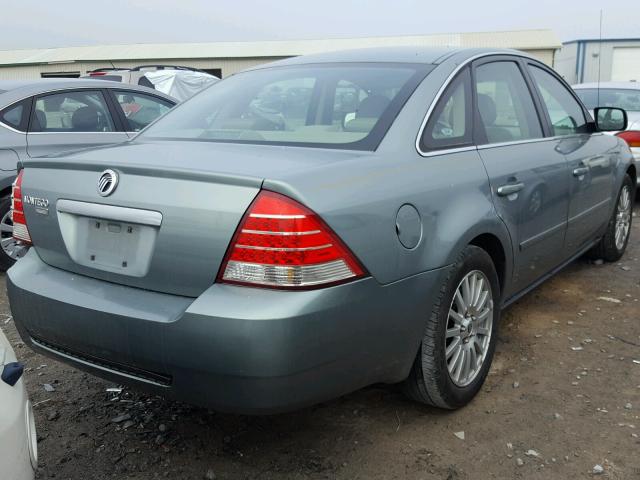 1MEFM42195G617079 - 2005 MERCURY MONTEGO PR GREEN photo 4