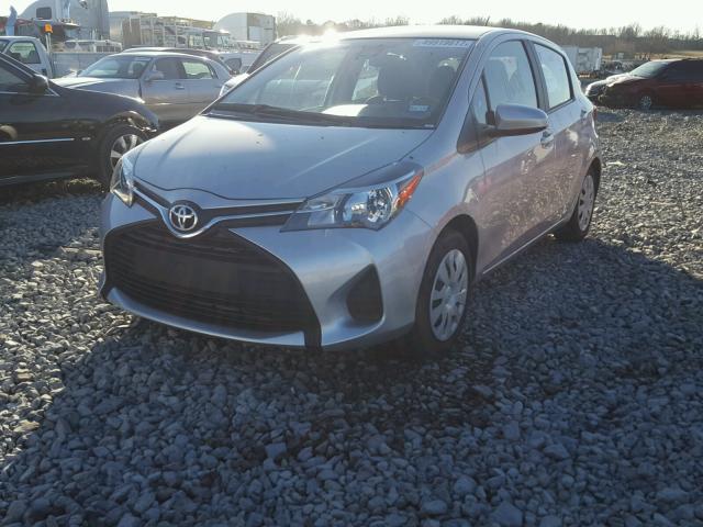 VNKKTUD36HA081417 - 2017 TOYOTA YARIS L SILVER photo 2