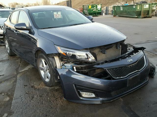 5XXGM4A75FG391241 - 2015 KIA OPTIMA LX BLUE photo 1