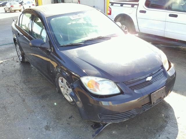 1G1AK55F077349615 - 2007 CHEVROLET COBALT LS BLACK photo 1