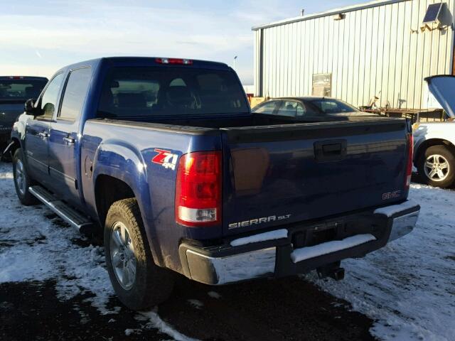 3GTP2WE77DG102222 - 2013 GMC SIERRA K15 BLUE photo 3