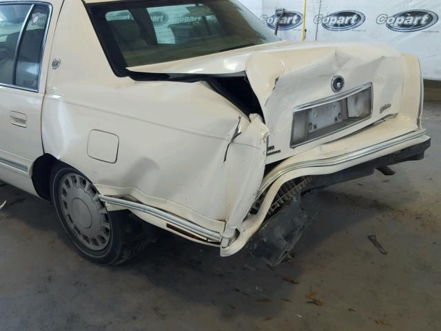 1G6KD54Y9XU773209 - 1999 CADILLAC DEVILLE WHITE photo 9