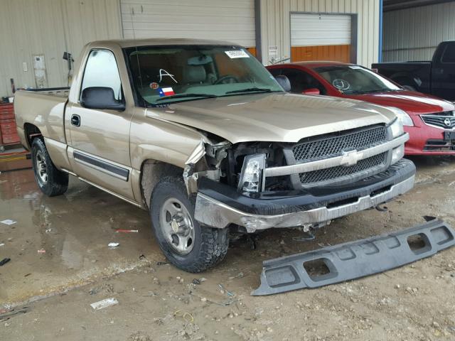 1GCEC14X24Z154513 - 2004 CHEVROLET SILVERADO GOLD photo 1