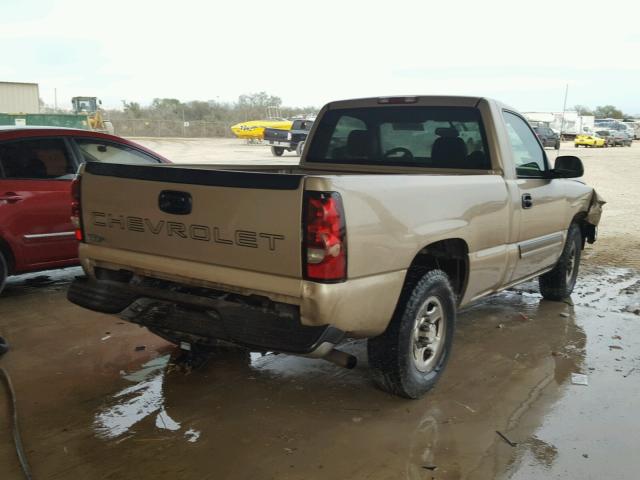 1GCEC14X24Z154513 - 2004 CHEVROLET SILVERADO GOLD photo 4