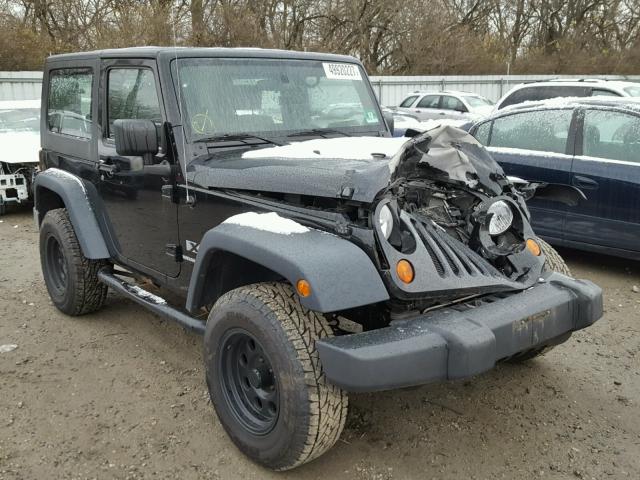 1J4FA24189L773312 - 2009 JEEP WRANGLER X BLACK photo 1