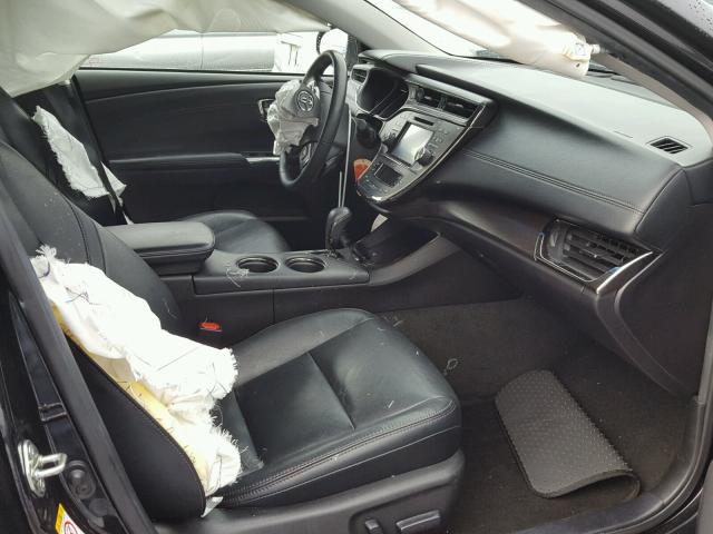 4T1BK1EB9GU198739 - 2016 TOYOTA AVALON XLE BLACK photo 5