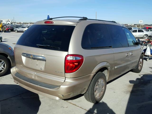 2A4GP54L07R279570 - 2007 CHRYSLER TOWN & COU TAN photo 4