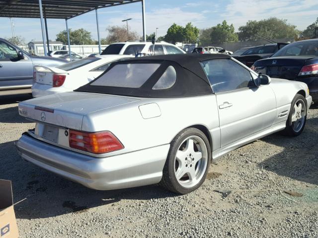 WDBFA68F5XF176650 - 1999 MERCEDES-BENZ SL 500 SILVER photo 4