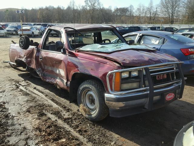 1GTDC14Z6KZ543309 - 1989 GMC SIERRA C15 BURGUNDY photo 1