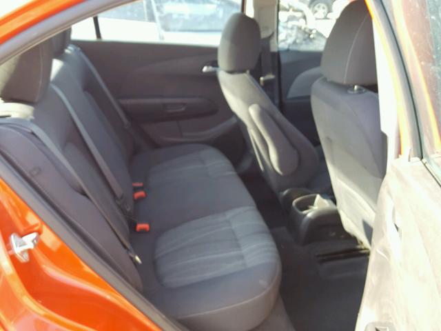 1G1JC5SB7D4195559 - 2013 CHEVROLET SONIC LT ORANGE photo 6