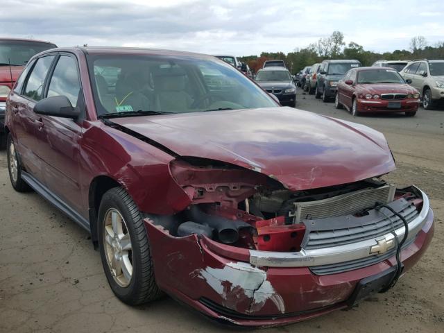 1G1ZT648X5F143309 - 2005 CHEVROLET MALIBU MAX წითელი ფოტო 1