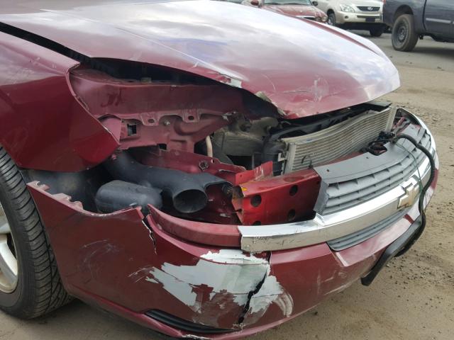 1G1ZT648X5F143309 - 2005 CHEVROLET MALIBU MAX წითელი ფოტო 10
