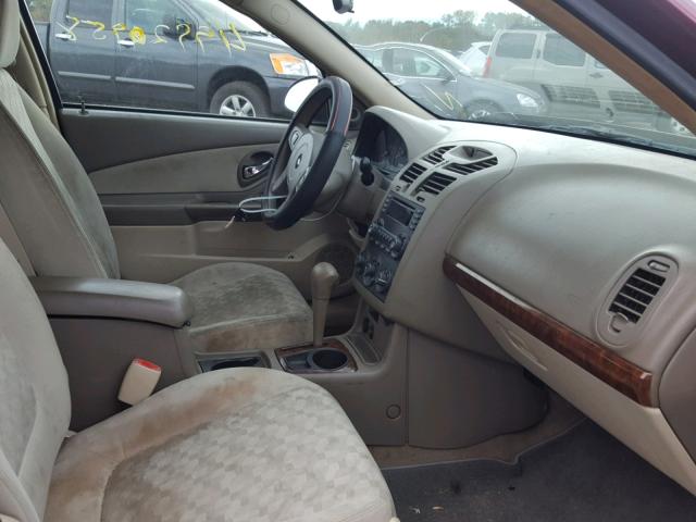 1G1ZT648X5F143309 - 2005 CHEVROLET MALIBU MAX წითელი ფოტო 5