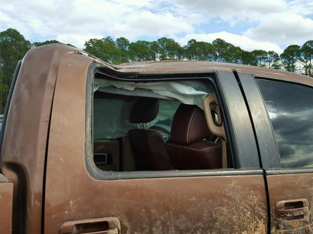 1FTFW1ET5BKE10754 - 2011 FORD F150 SUPER BROWN photo 9