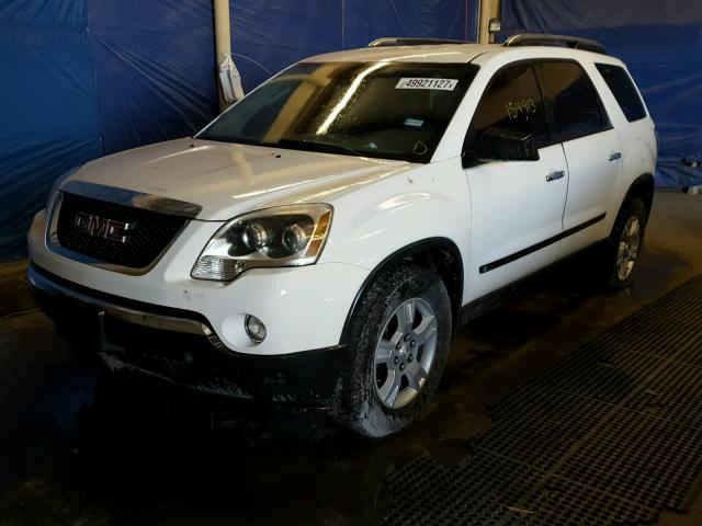 1GKEV13D79J151604 - 2009 GMC ACADIA SLE WHITE photo 2