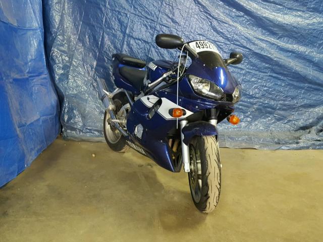 JYARJ04E6XA003852 - 1999 YAMAHA YZFR6 L BLUE photo 1