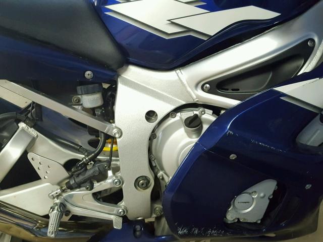 JYARJ04E6XA003852 - 1999 YAMAHA YZFR6 L BLUE photo 7