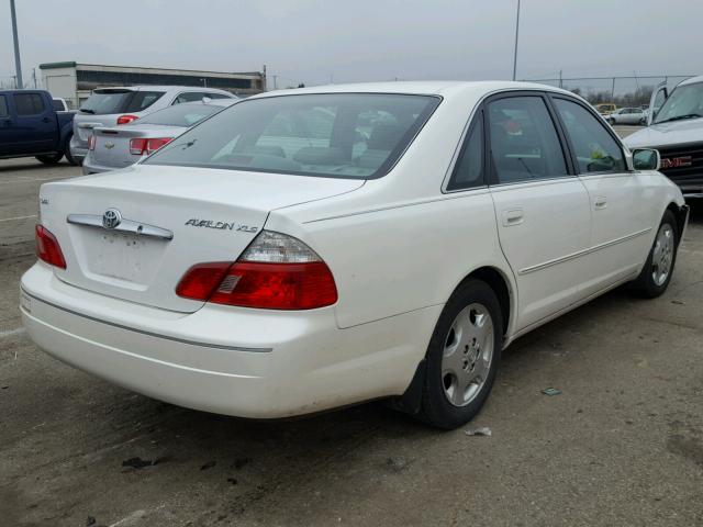 4T1BF28B93U335081 - 2003 TOYOTA AVALON XL WHITE photo 4