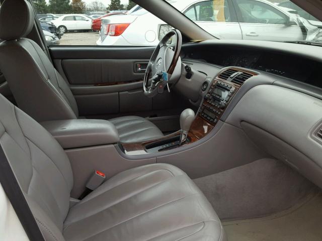 4T1BF28B93U335081 - 2003 TOYOTA AVALON XL Ақ фото 5