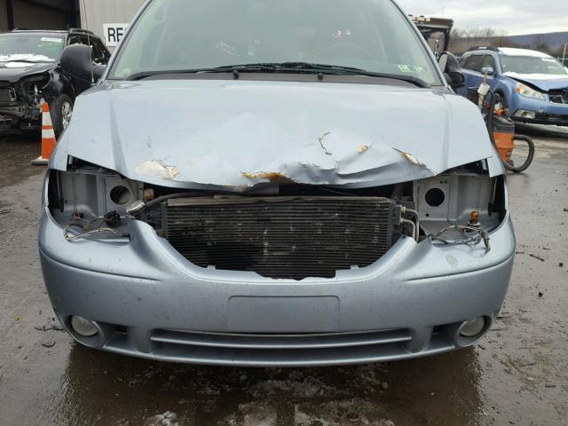 2D4GP44L76R659488 - 2006 DODGE GRAND CARA BLUE photo 9