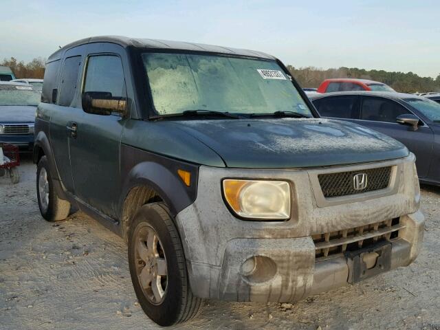 5J6YH18553L004320 - 2003 HONDA ELEMENT EX GREEN photo 1