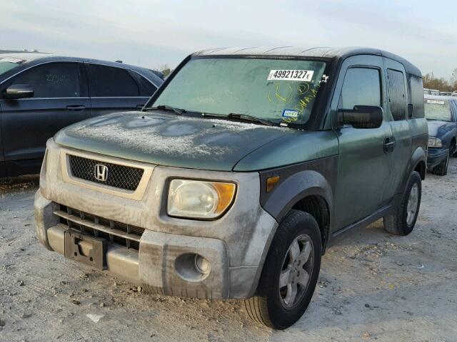 5J6YH18553L004320 - 2003 HONDA ELEMENT EX GREEN photo 2