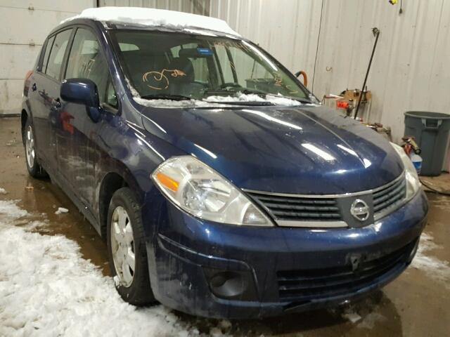 3N1BC13E18L407064 - 2008 NISSAN VERSA S BLUE photo 1