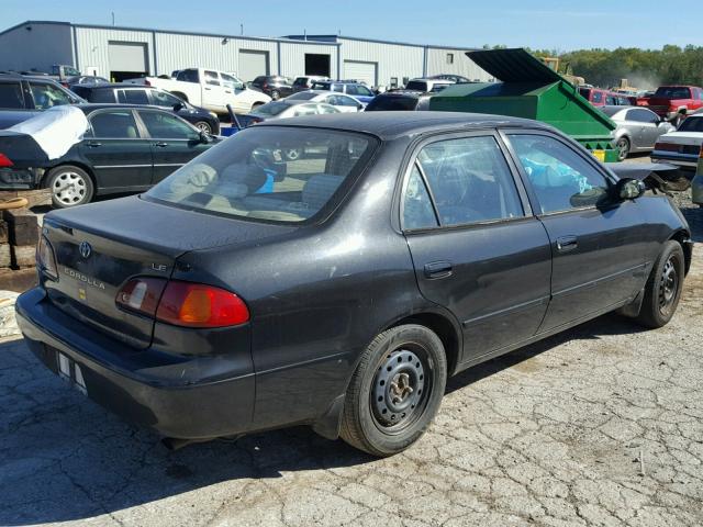 1NXBR12E3XZ189450 - 1999 TOYOTA COROLLA VE BLACK photo 4