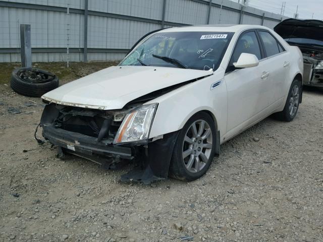 1G6DS57V680195269 - 2008 CADILLAC CTS HI FEA WHITE photo 2