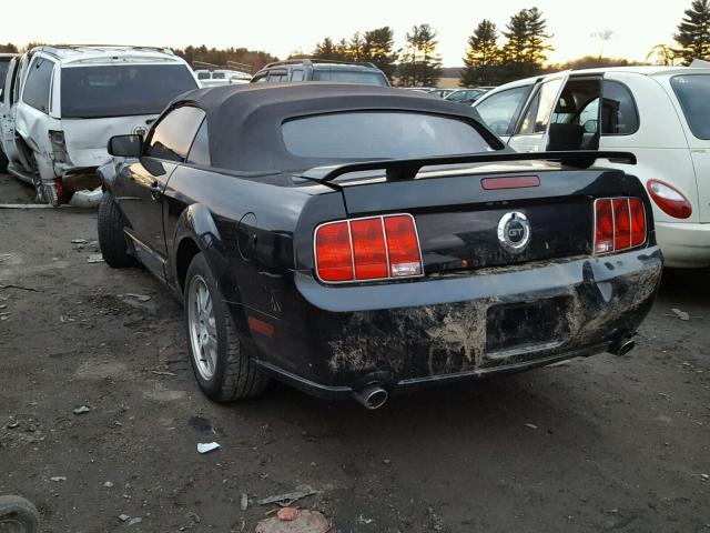 1ZVHT85H865248626 - 2006 FORD MUSTANG GT BLACK photo 3