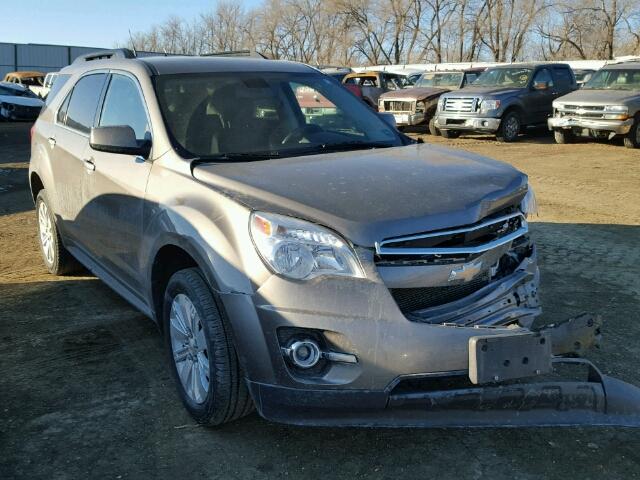 2CNFLNE54B6278179 - 2011 CHEVROLET EQUINOX LT GRAY photo 1