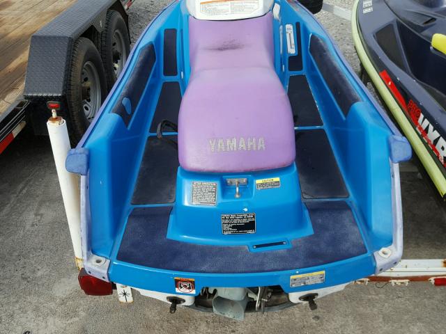 YAMA23431495 - 1995 YAMAHA WAVERUNNER BLUE photo 9