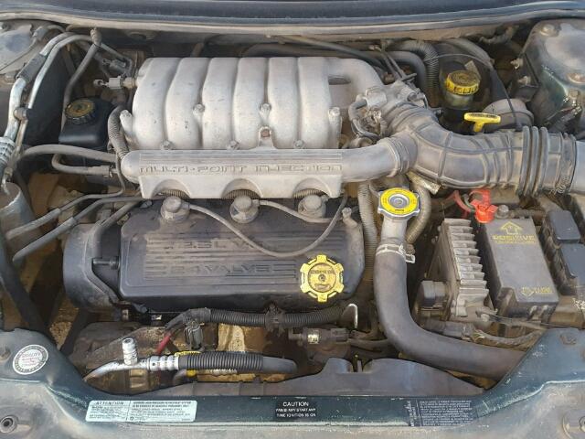 3C3EL55H8VT555771 - 1997 CHRYSLER SEBRING JX GREEN photo 7