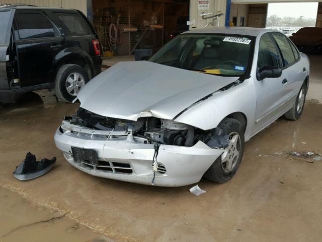 1G1JC52F757208068 - 2005 CHEVROLET CAVALIER SILVER photo 2