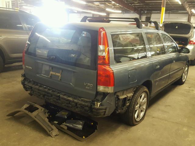 YV1SW58D821177012 - 2002 VOLVO V70 2.4T BLUE photo 4