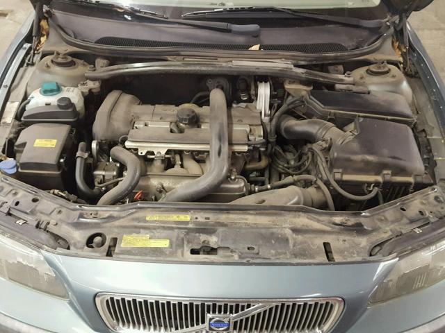 YV1SW58D821177012 - 2002 VOLVO V70 2.4T BLUE photo 7