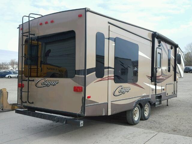 4YDF28S28FV500188 - 2015 KEYSTONE COUGAR TAN photo 4