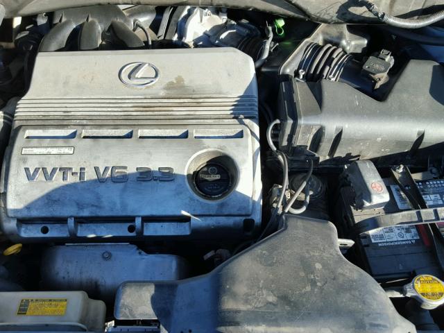 JTJGA31U140013955 - 2004 LEXUS RX 330 BLUE photo 7