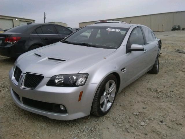 6G2EC57Y49L189521 - 2009 PONTIAC G8 GT SILVER photo 2