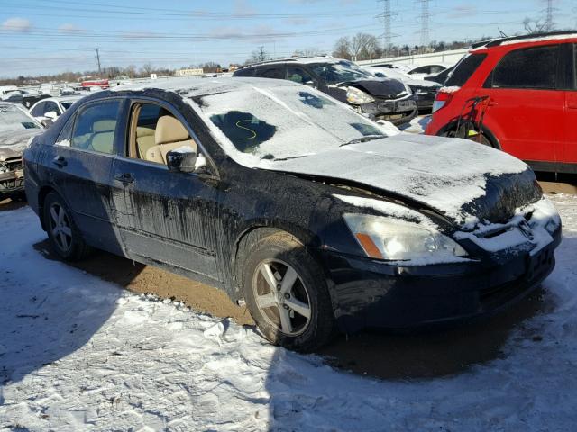 1HGCM56634A048295 - 2004 HONDA ACCORD EX BLACK photo 1