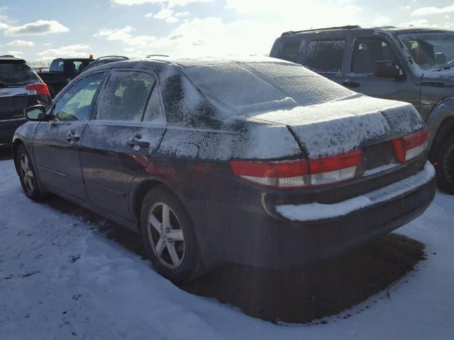 1HGCM56634A048295 - 2004 HONDA ACCORD EX BLACK photo 3