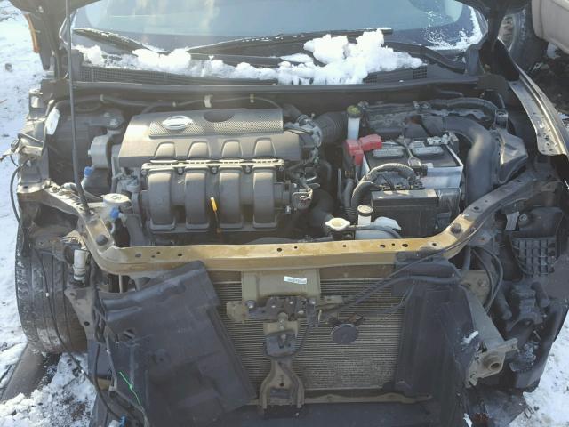 1N4AB7AP9DN907380 - 2013 NISSAN SENTRA S BLUE photo 7