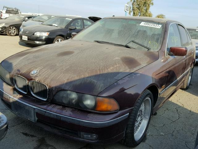 WBADD6327WBW44241 - 1998 BMW 528 I AUTO MAROON photo 2